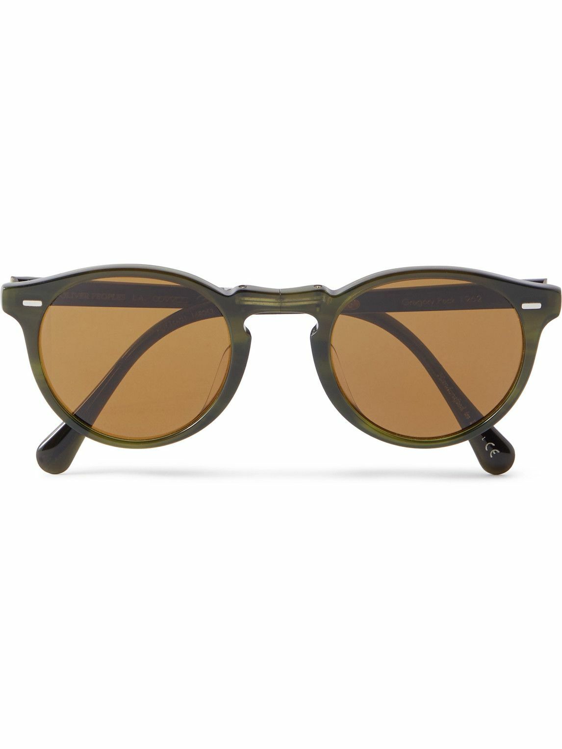 Oliver Peoples - Gregory Peck 1962 Foldable Round-Frame Acetate ...