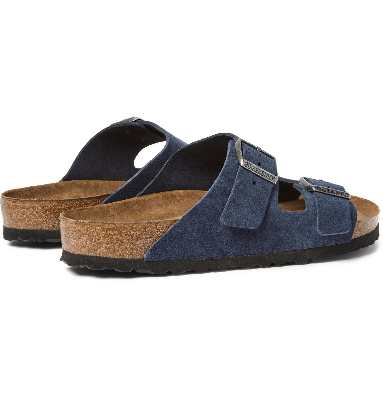 Birkenstock - Arizona Suede Sandals - Blue Birkenstock