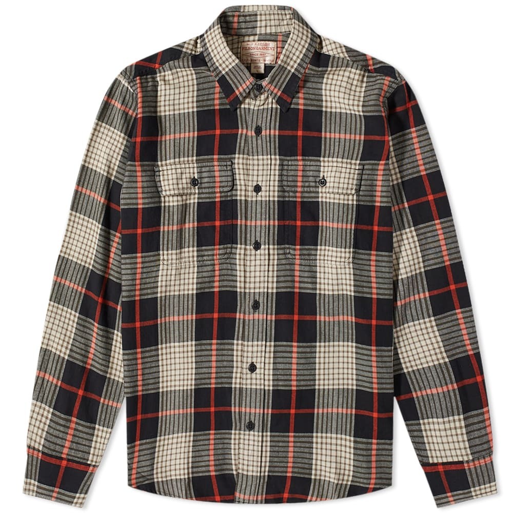 Filson Men's Scout Shirt in Black Filson