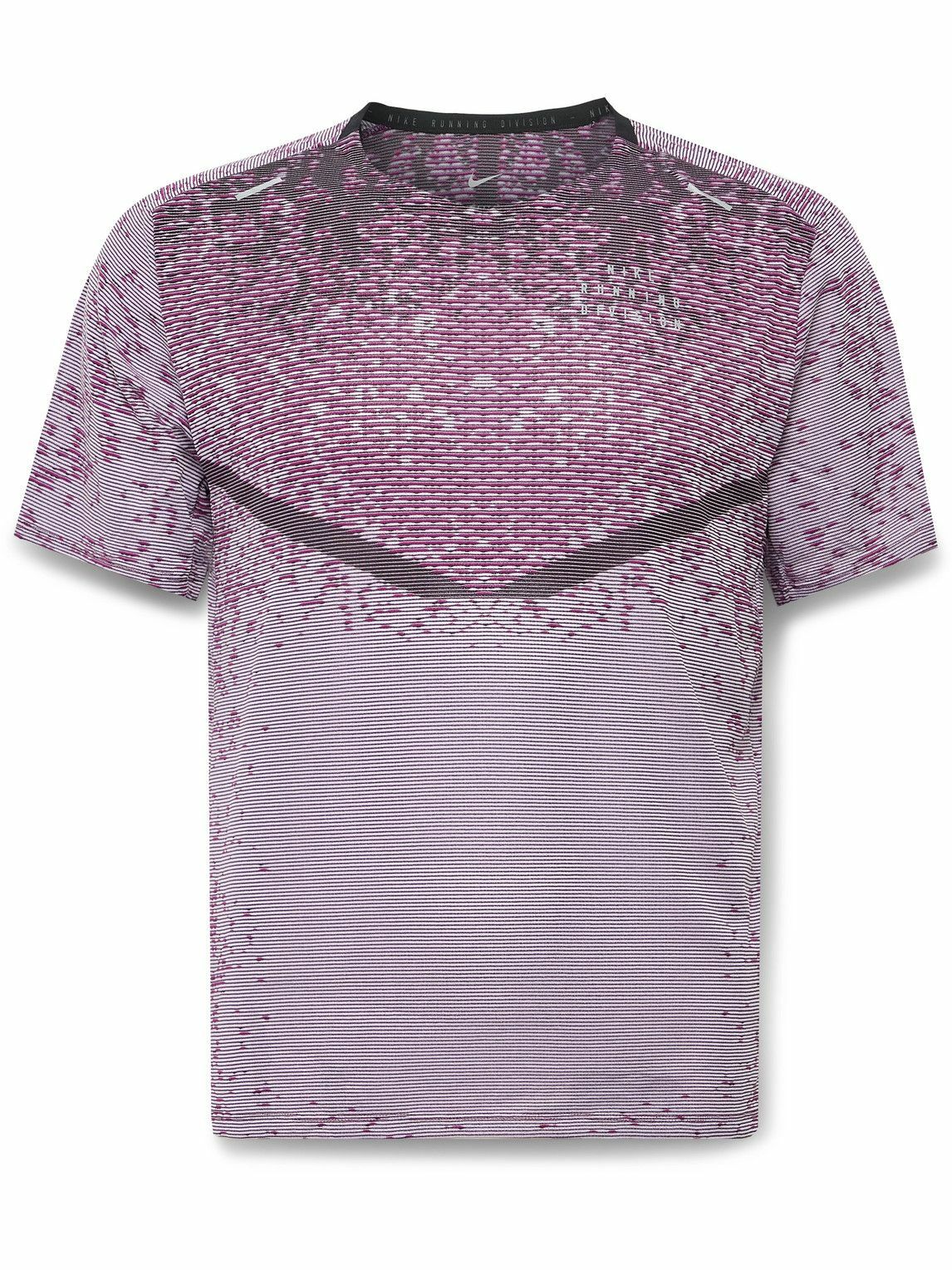 Photo: Nike Running - Dri-FIT ADV Techknit T-Shirt - Purple
