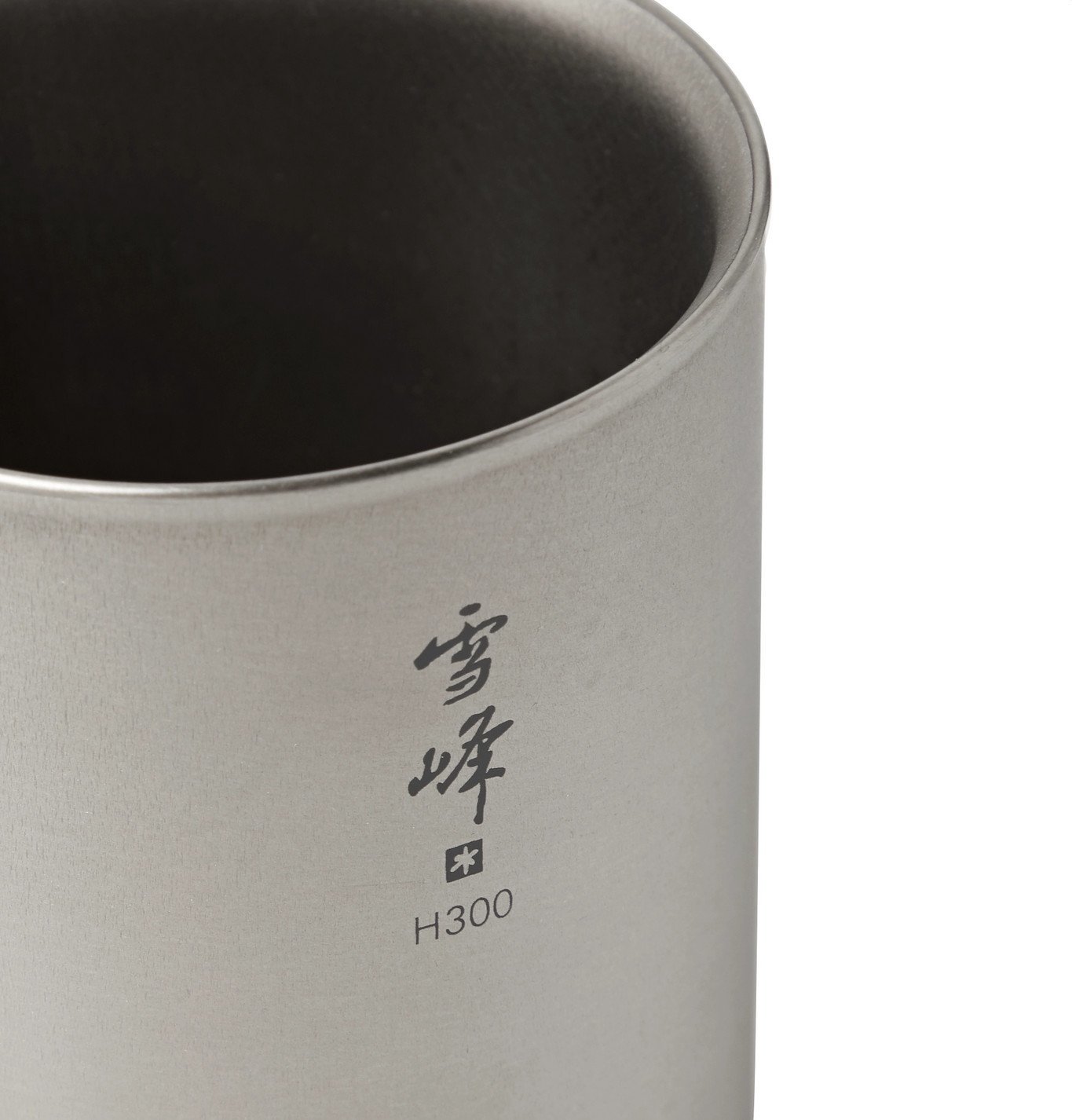 Snow Peak - H300 Titanium Stacking Mug - Silver Snow Peak