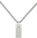 1017 ALYX 9SM Silver Zip Puller Necklace