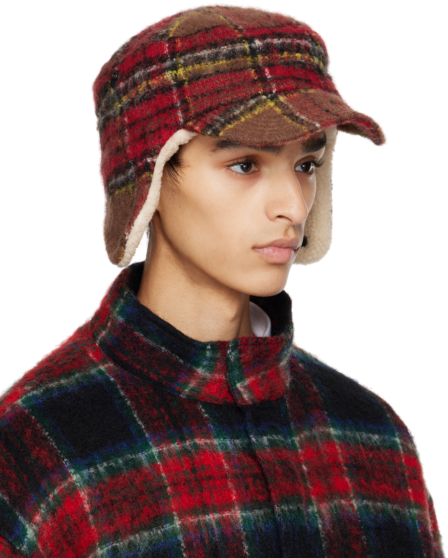 Undercover Brown Check Cap Undercover