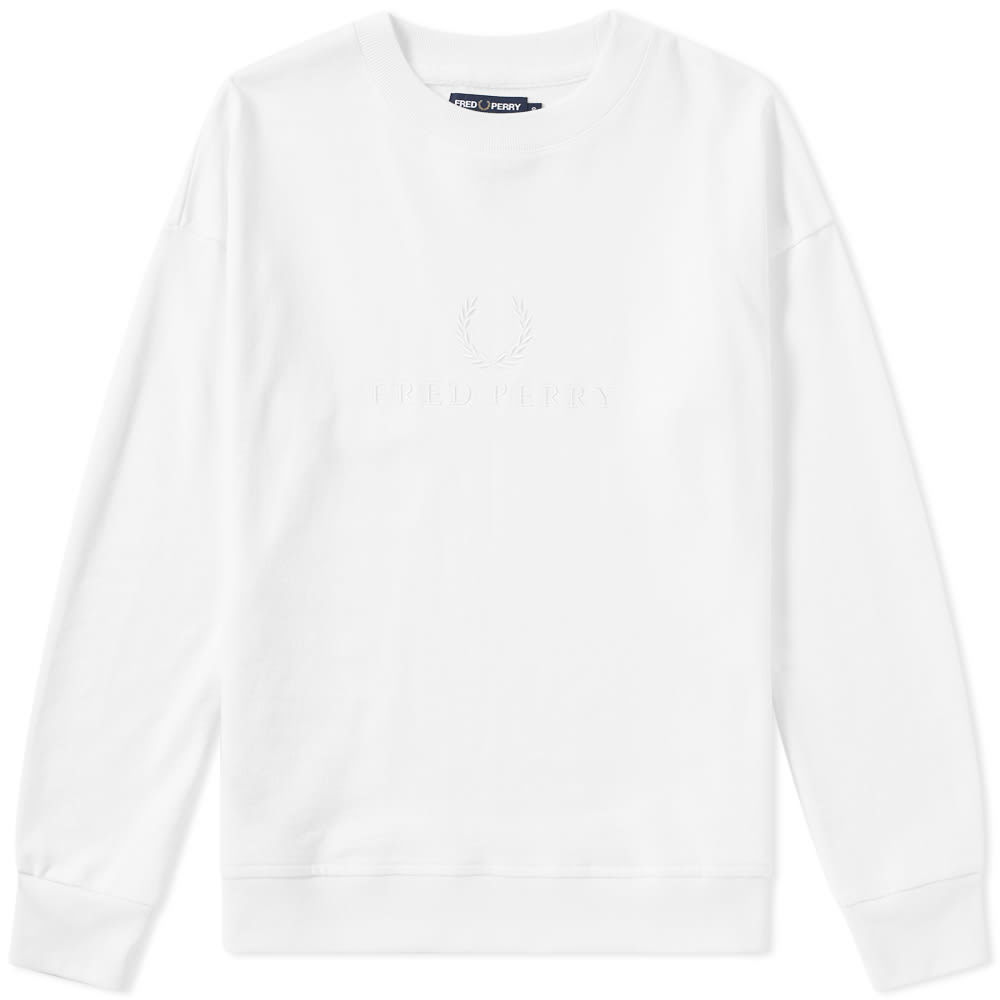 Fred Perry Women's Embroidered Crew Sweat Fred Perry Authentic