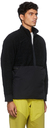 New Balance Black Q Speed Sherpa Half-Zip Sweatshirt