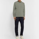 Barbour - Lanercost Striped Cotton-Jersey T-Shirt - Green