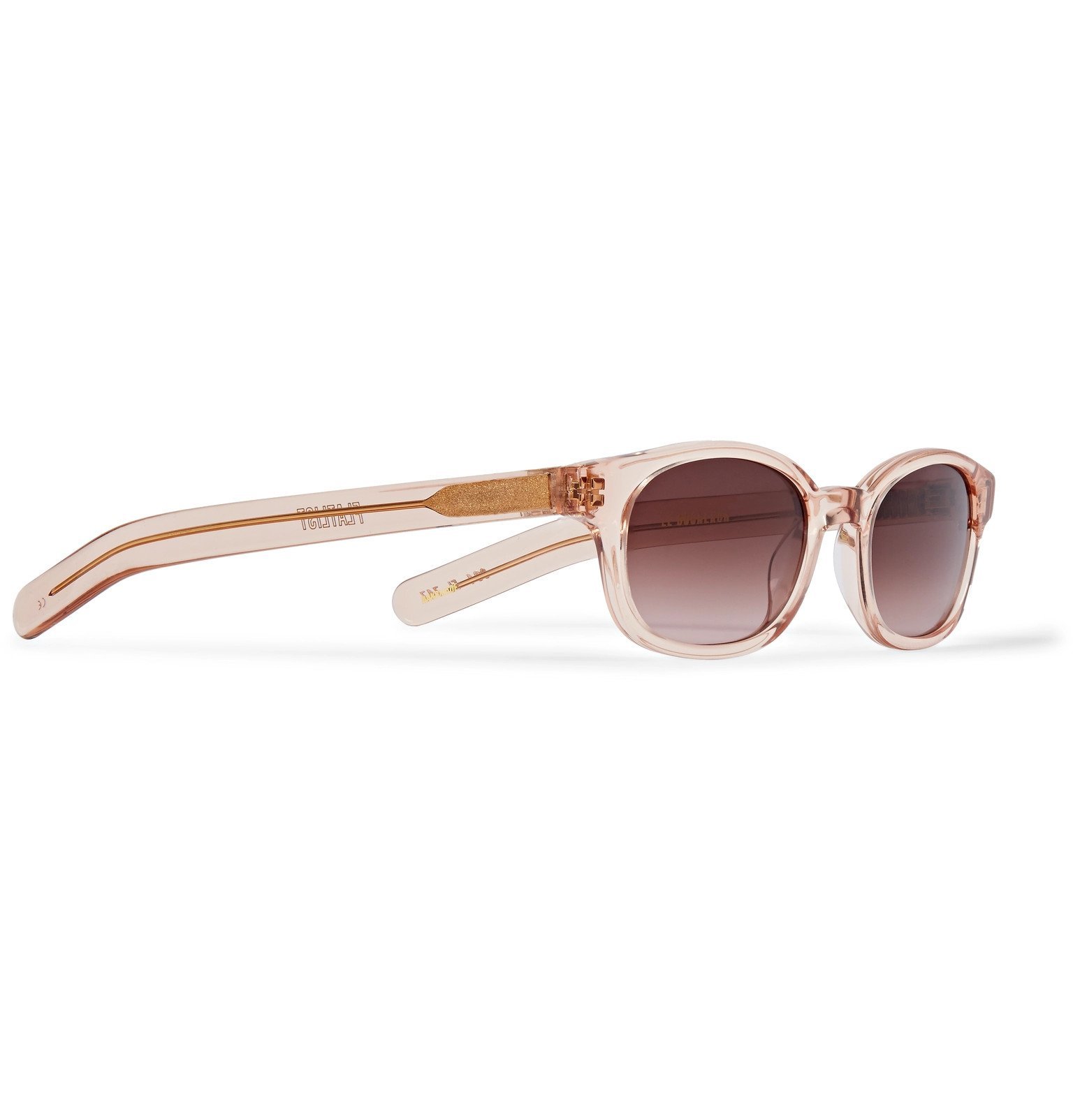 FLATLIST - Le Bucheron Rectangle-Frame Acetate Sunglasses - Pink