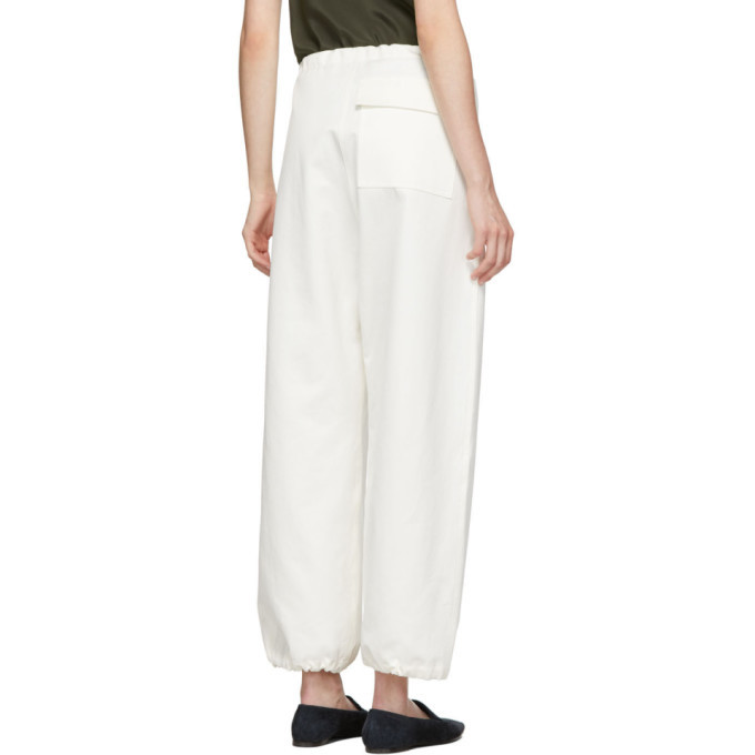 The Row White Attie Trousers The Row