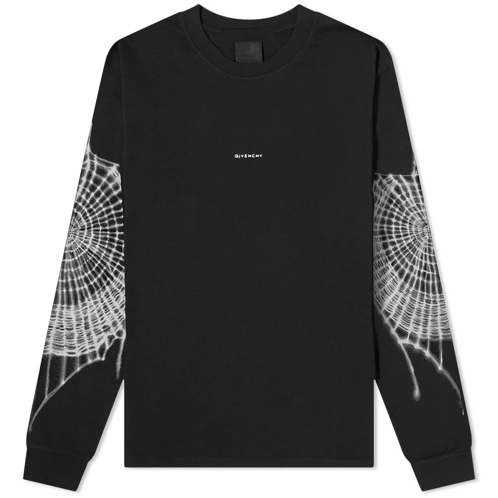 Givenchy Long Sleeve Spider Web Tee Givenchy