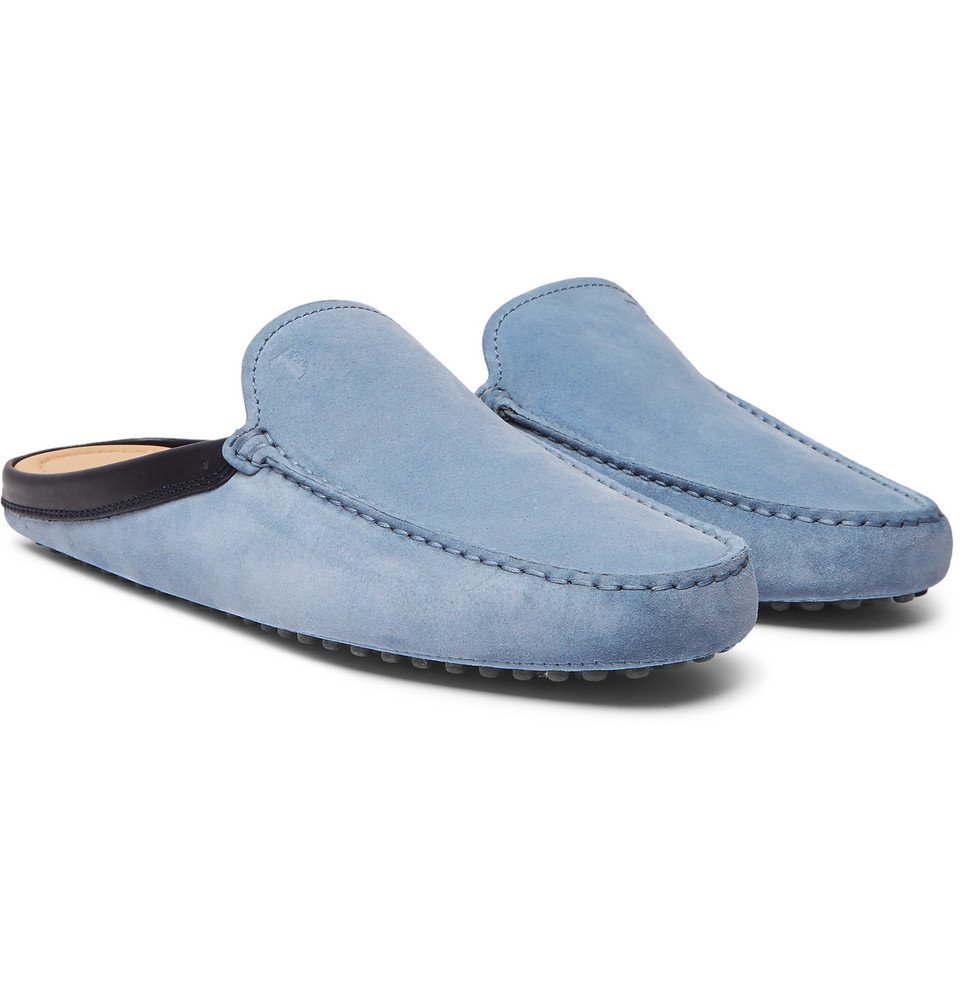 mens backless loafers