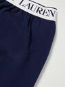 Polo Ralph Lauren - Tapered Logo-Detailed Cotton-Blend Jersey Pyjama Trousers - Blue