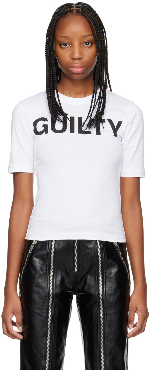 Photo: 032c White 'Guilty' T-Shirt