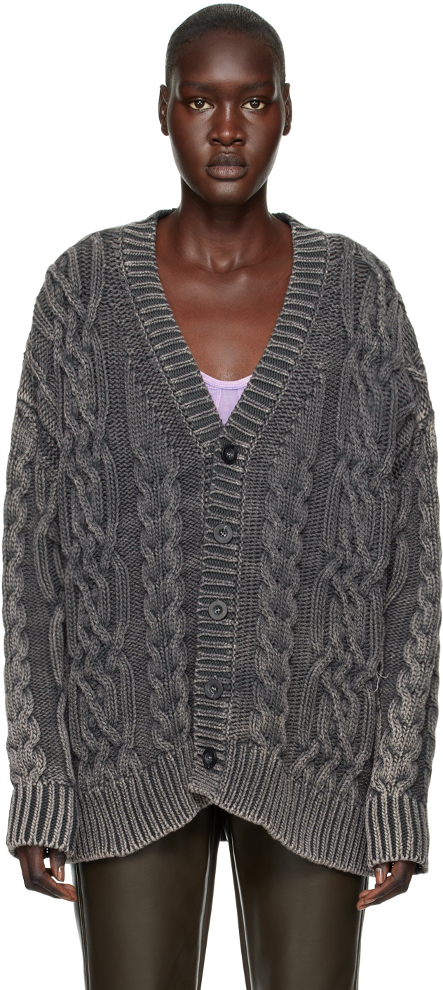 Diesel Gray K-Elindo Cardigan Diesel