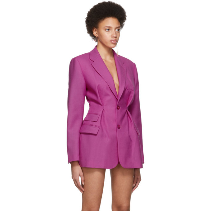 Jacquemus Pink La Veste Raffaella Blazer Jacquemus