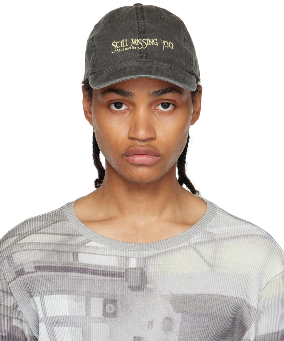 Paloma Wool Black Happy Hour Missing You Cap