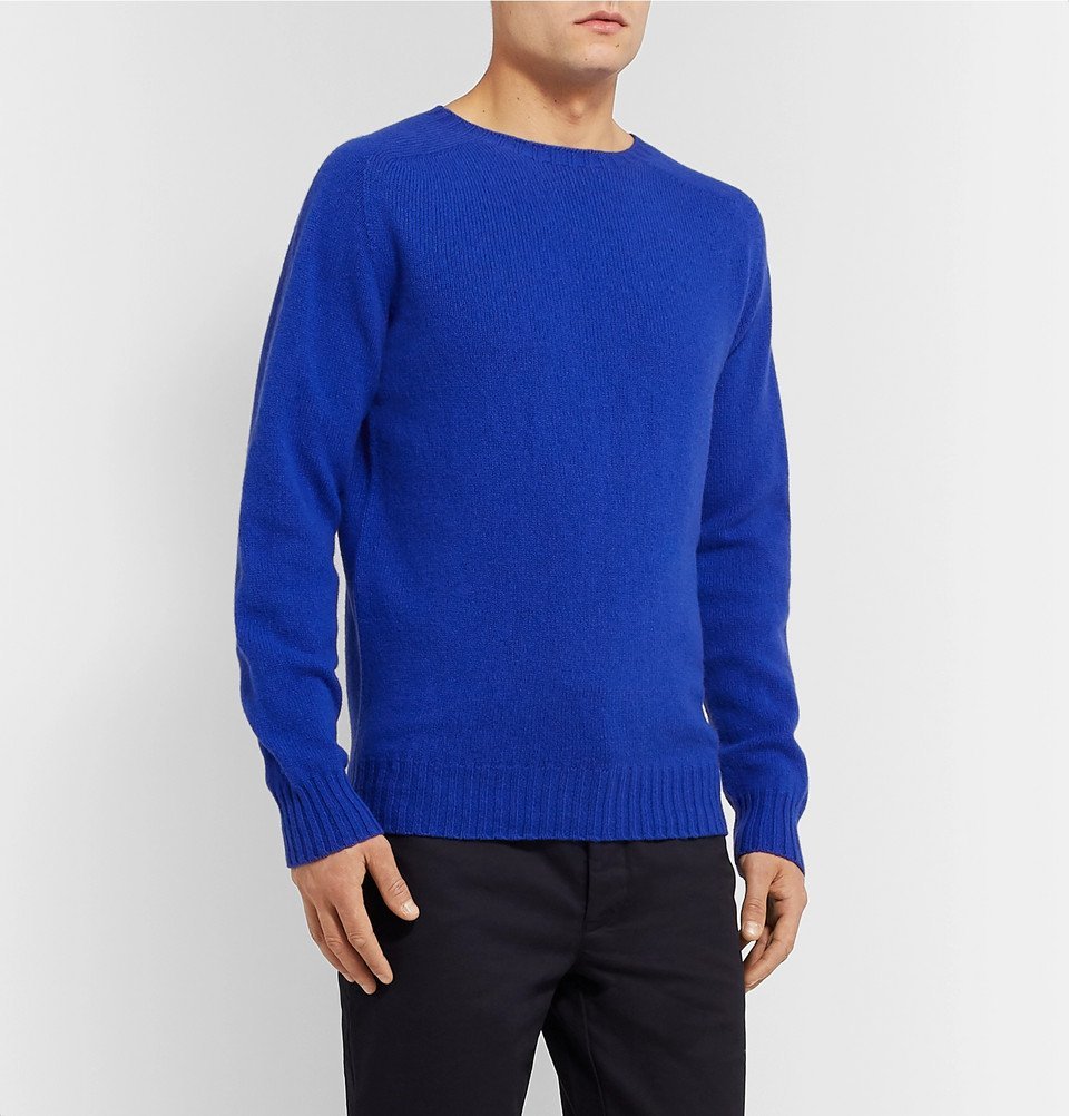 Officine Generale - Wool Sweater - Blue Officine Generale