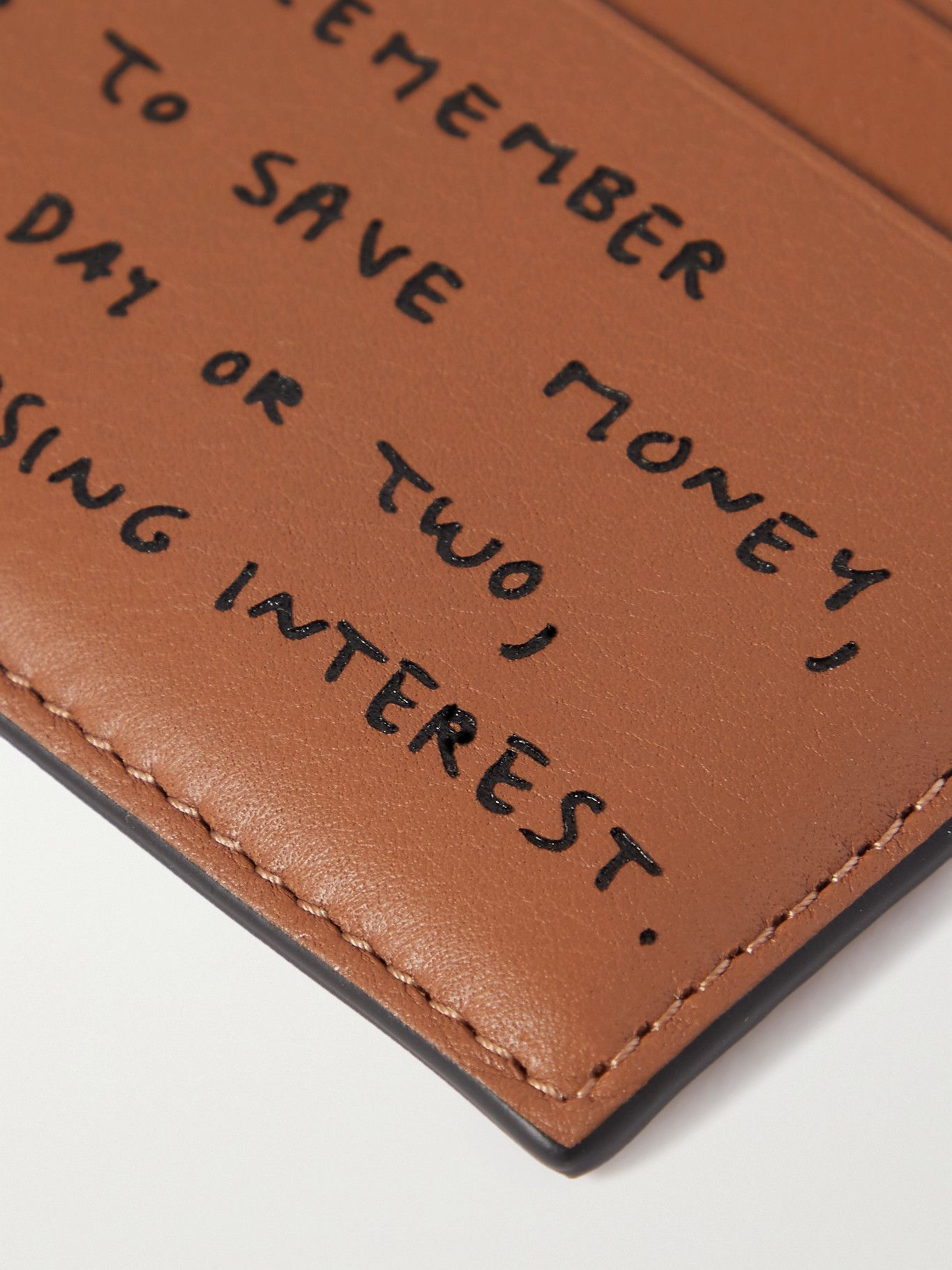 LOEWE - Joe Brainard Printed Leather Cardholder Loewe LOEWE - Joe Brainard Printed Leather Cardholder Loewe