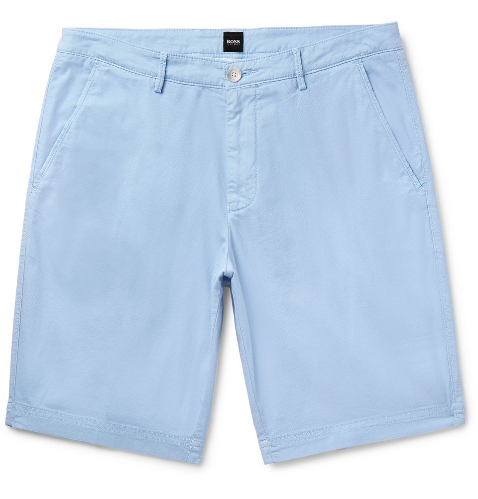 hugo boss cotton shorts