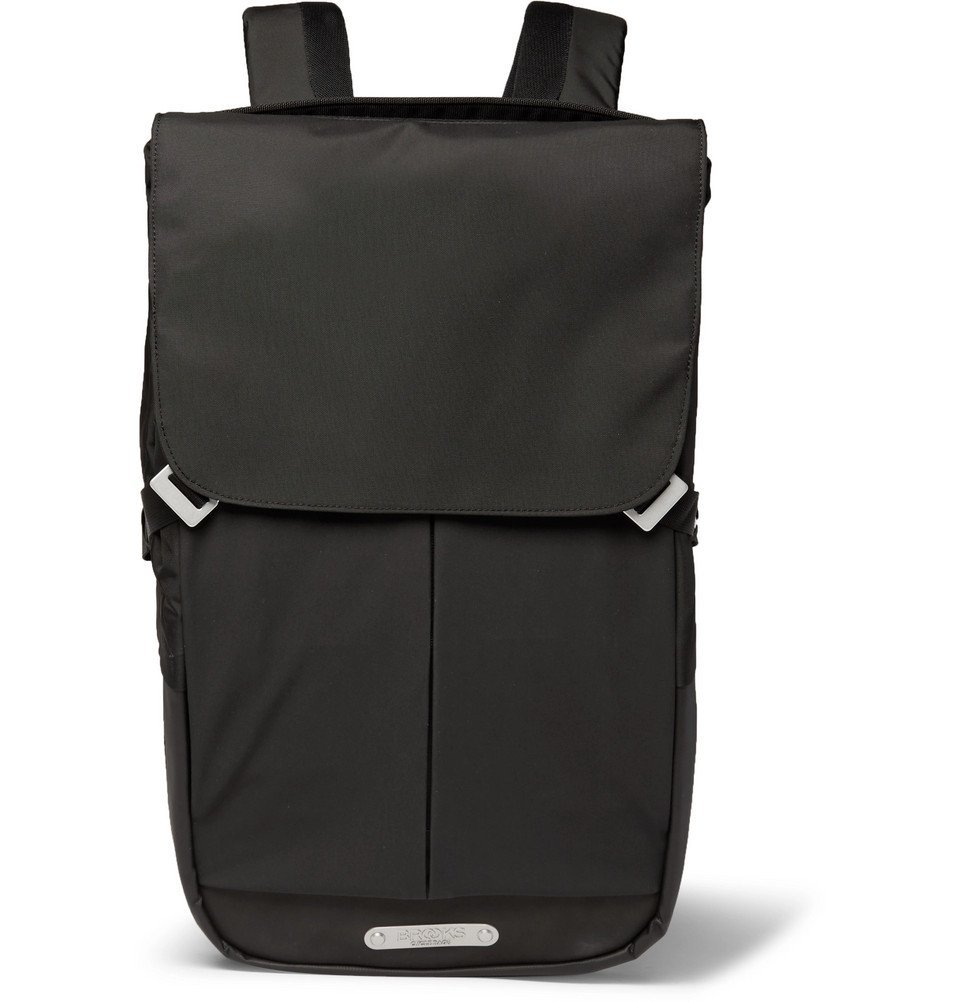 Brooks England - Pitfield Coated-Nylon and CORDURA Backpack - Black ...