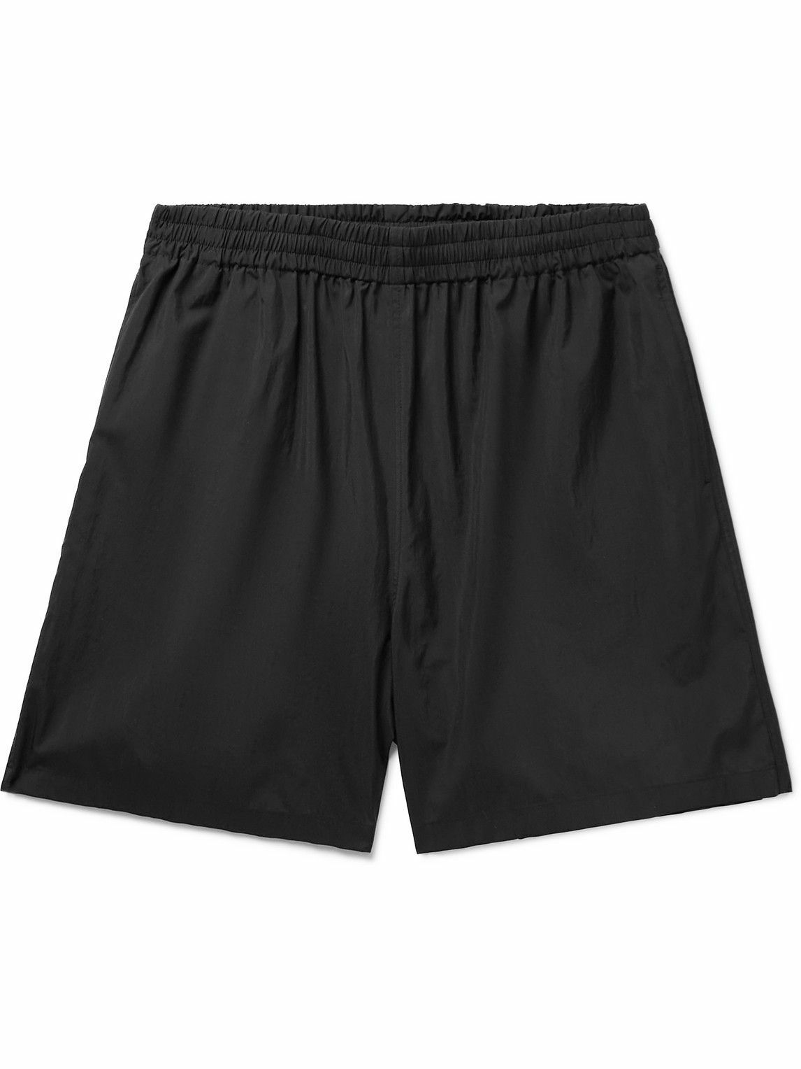 Auralee - Easy Straight-Leg Cotton and Nylon-Blend Shorts - Black Auralee