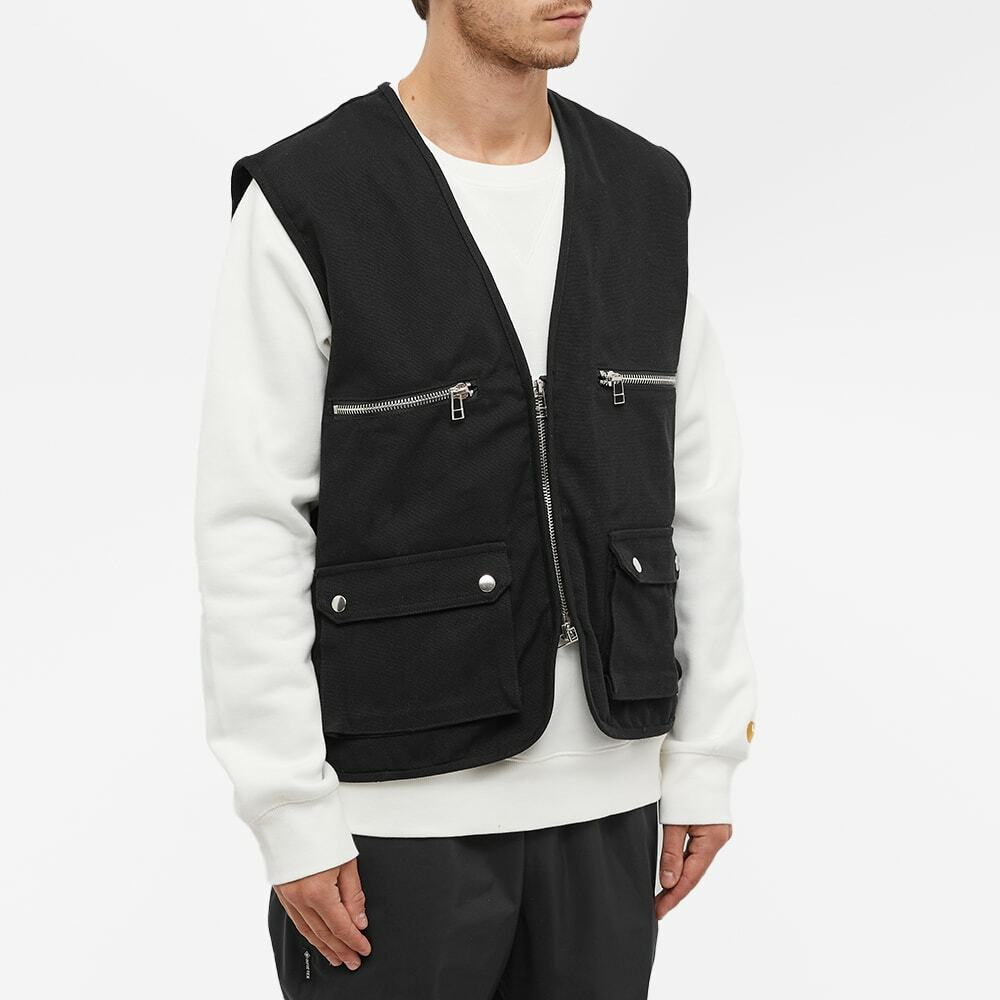 MKI Men's Canvas Work Vest in Black MKI MiyukiZoku