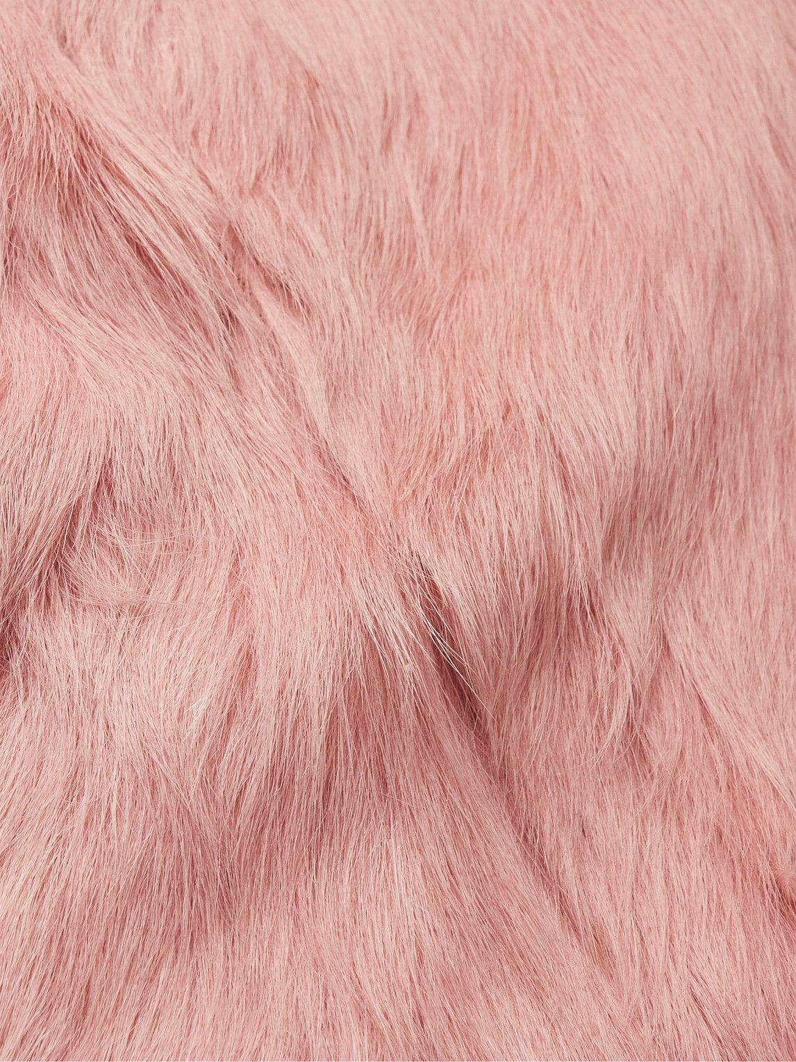 Rick Owens - Calf Hair Hooded Gilet - Pink