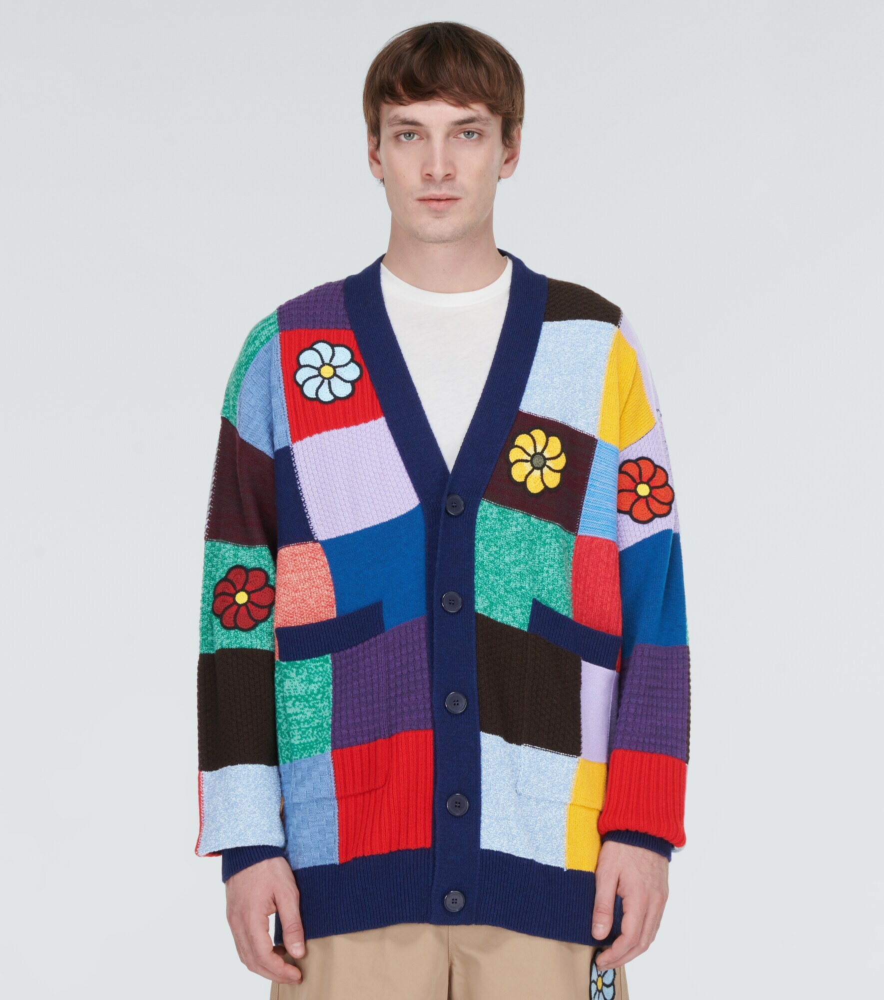 Moncler Genius - 1 Moncler JW Anderson cashmere and wool cardigan ...