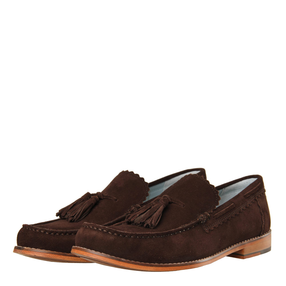 grenson suede loafers