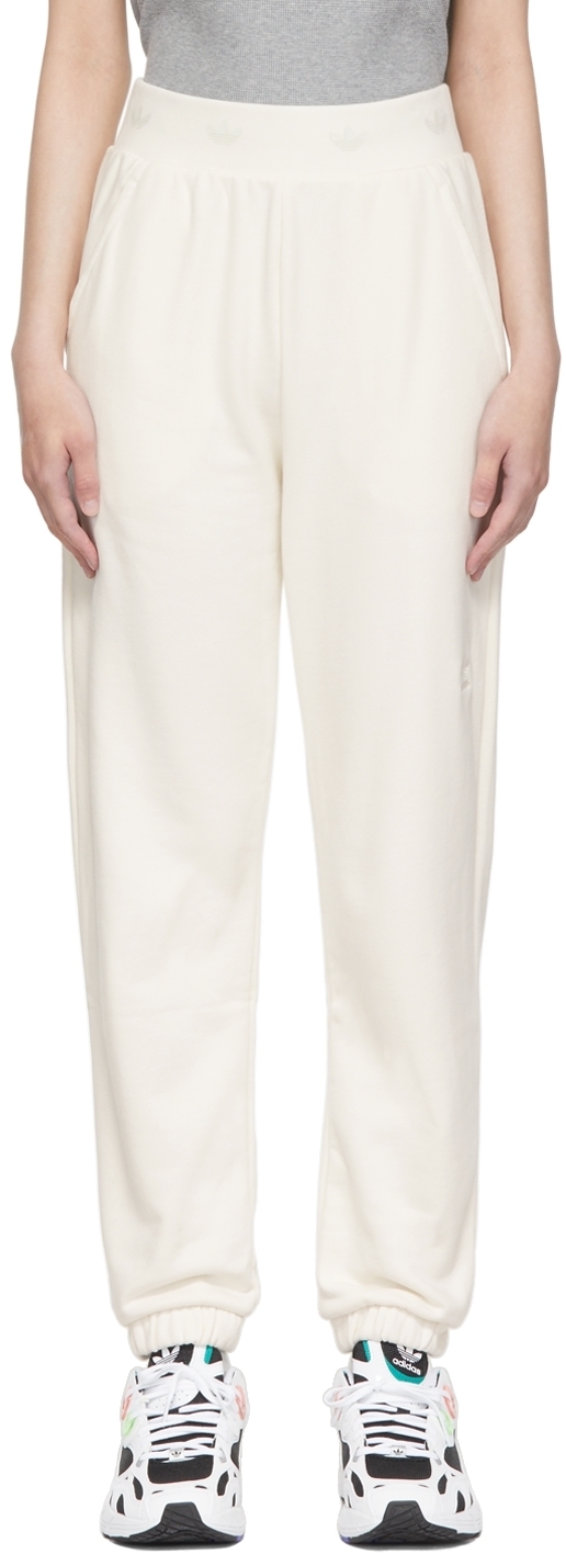 Photo: adidas Originals Off-White Cotton Lounge Pants