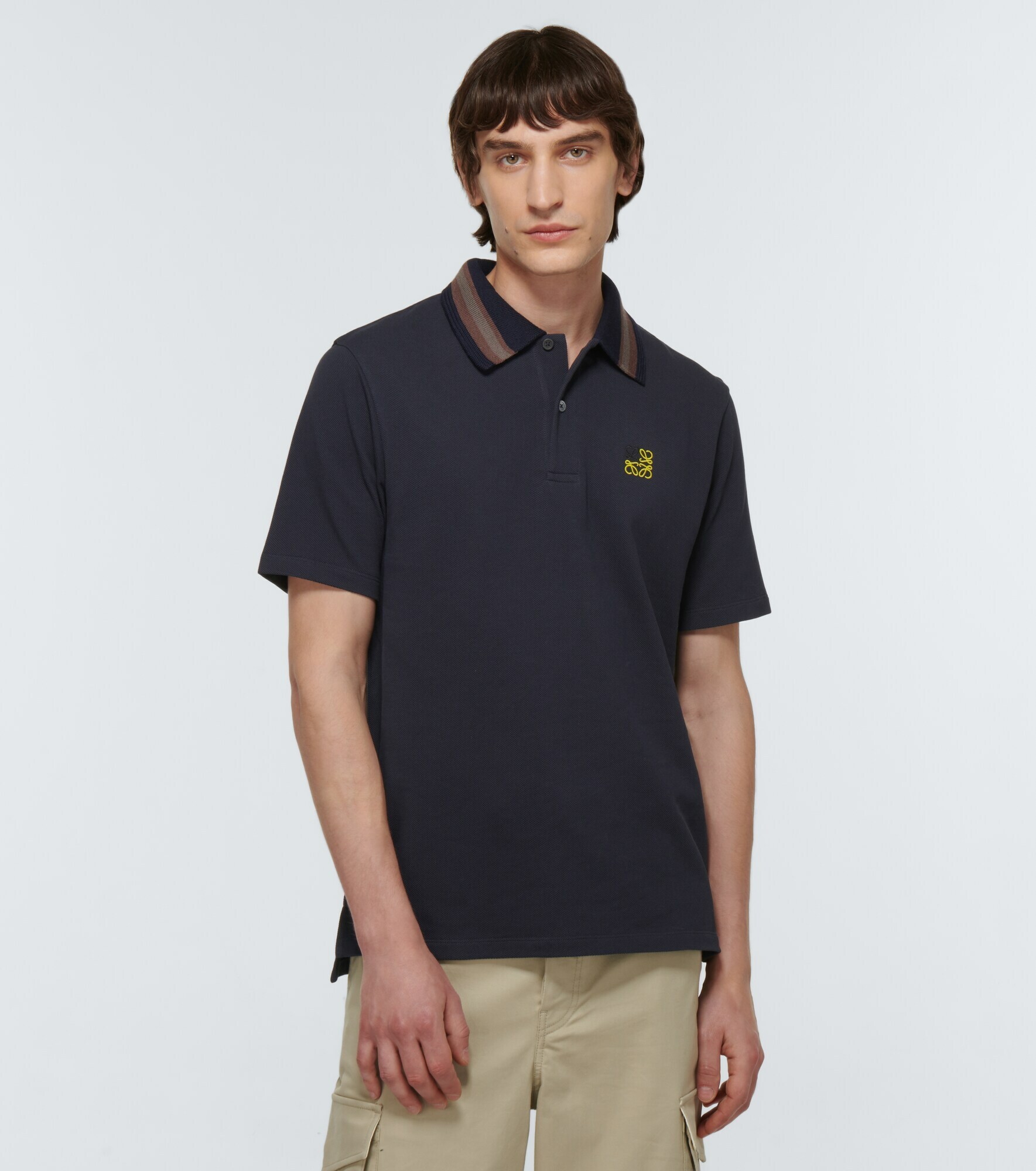 Loewe - Anagram cotton polo shirt Loewe