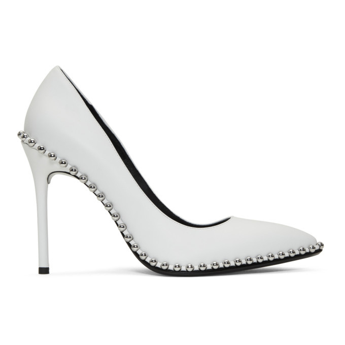 alexander wang white heels