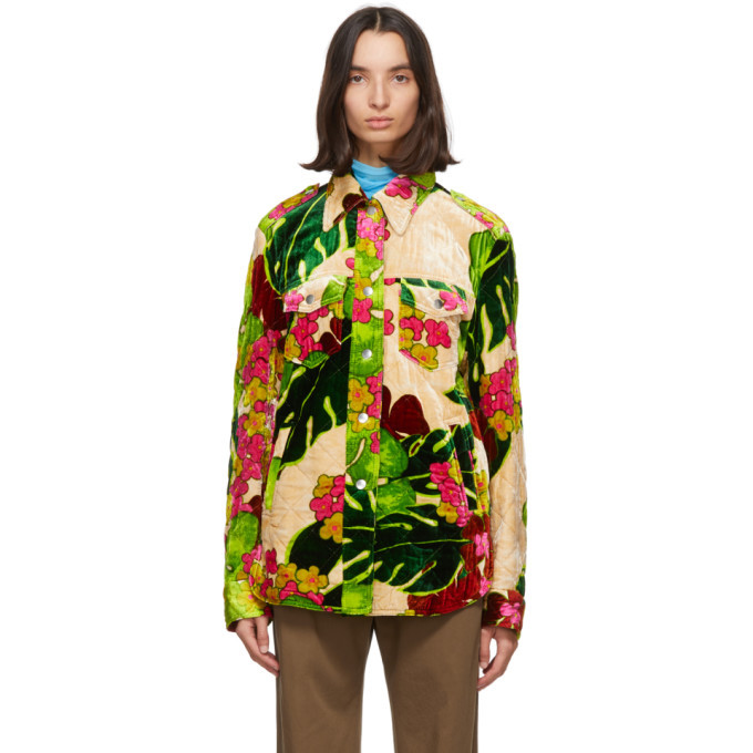 dries van noten floral blazer