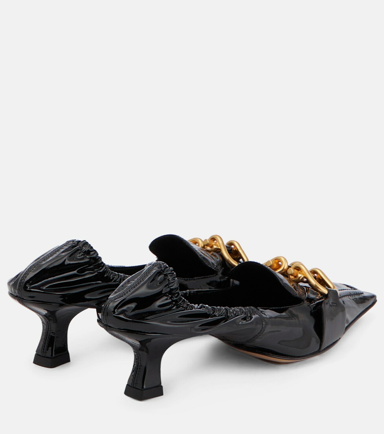 Bottega Madame embellished leather pumps Bottega