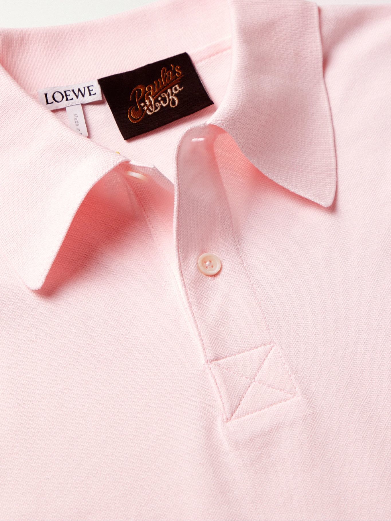 Ibiza Oversized Logo-Embroidered Cotton 