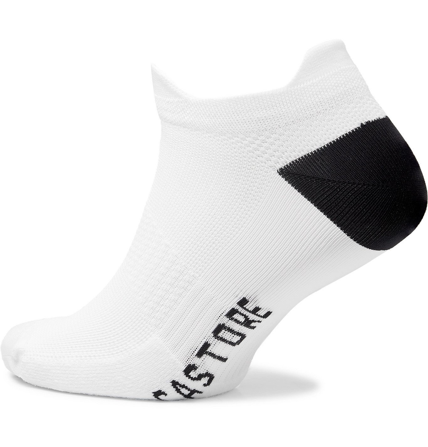 CASTORE - Cortez Logo-Intarsia Stretch-Jersey Socks - White CASTORE