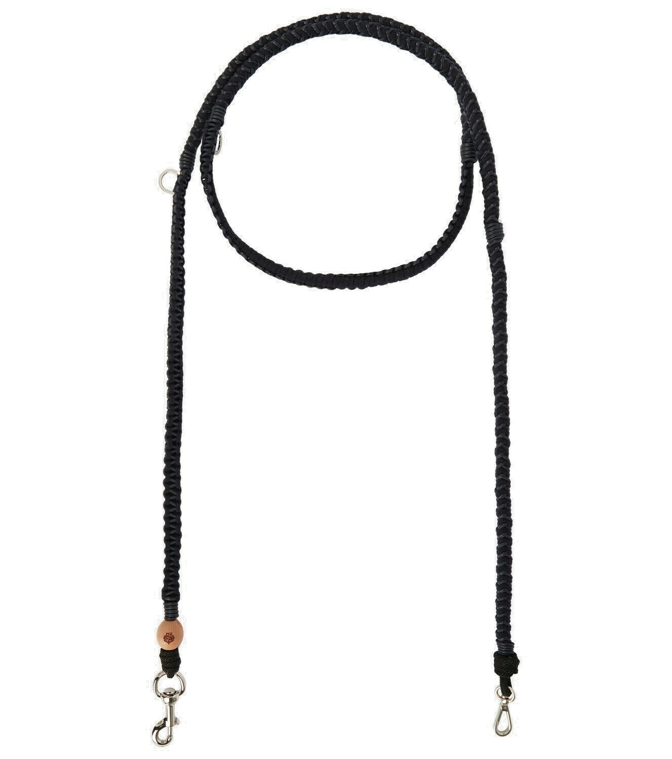 Loro Piana - Leather and cashmere dog leash Loro Piana