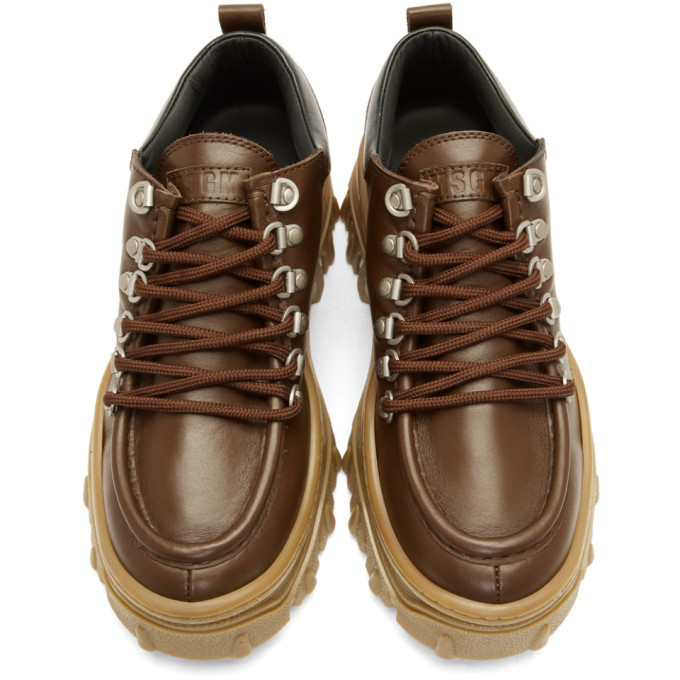 MSGM Brown Chunky Double Sole Sneakers MSGM