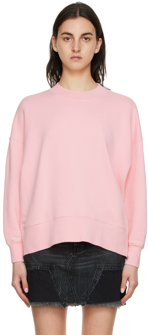 Photo: Palm Angels Pink Cotton Sweatshirt