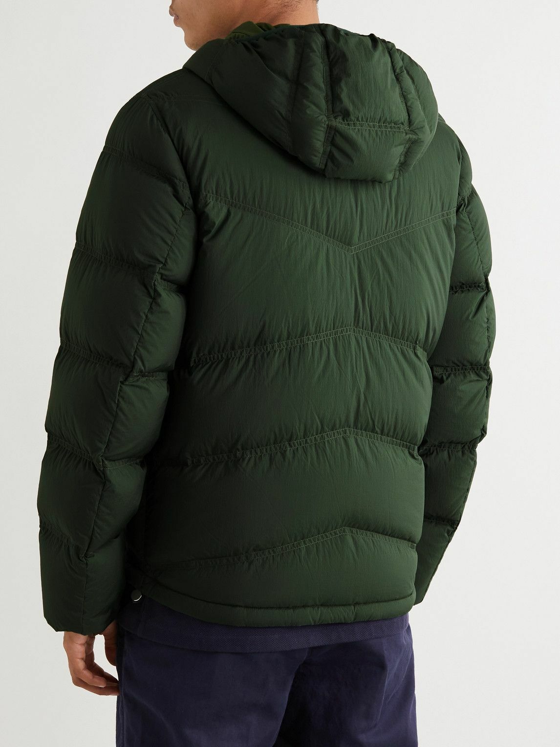 Orlebar Brown - Karoo Quilted Padded Shell Hooded Jacket - Green ...