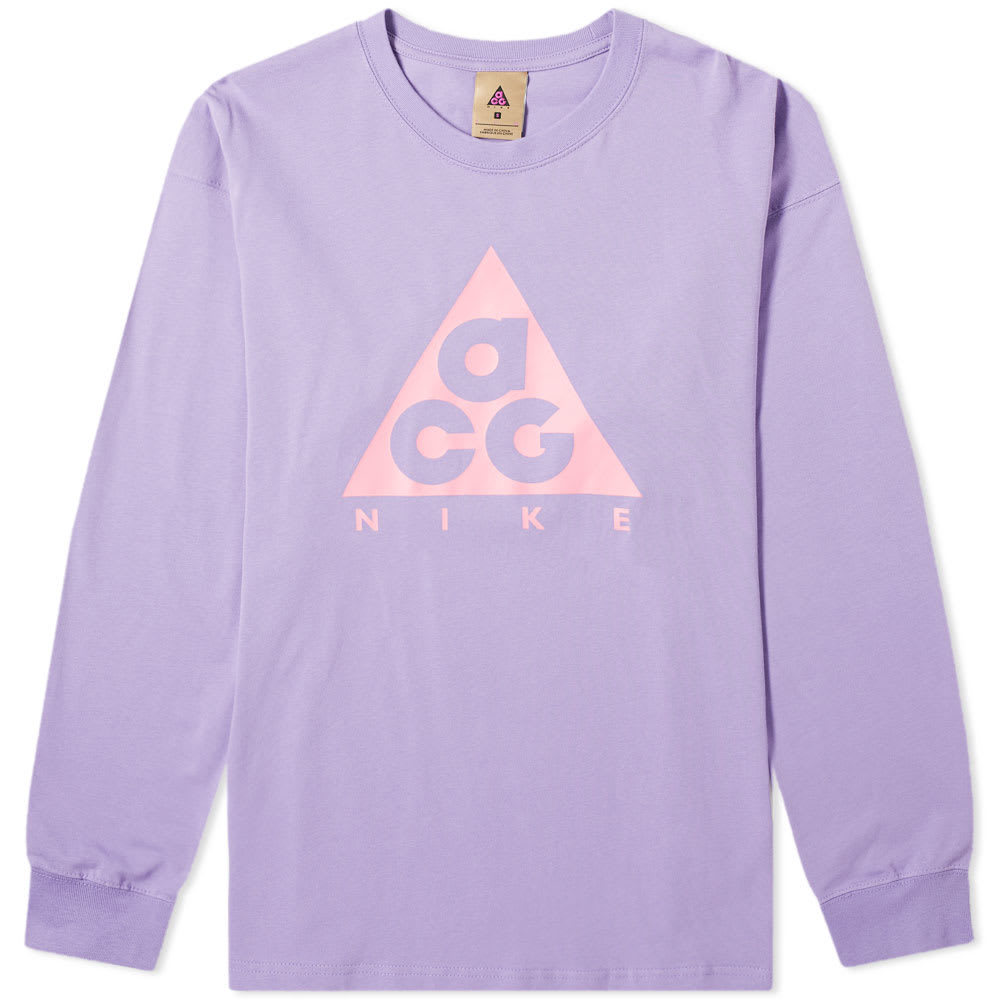purple pink nike shirt