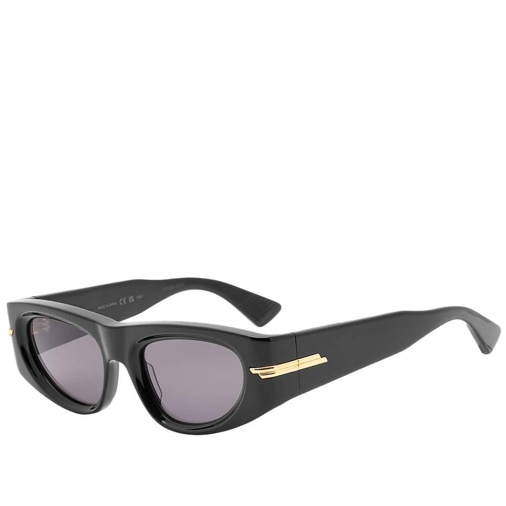 Bottega Veneta Eyewear Women's BV1144S Sunglasses in Black/Grey Bottega ...