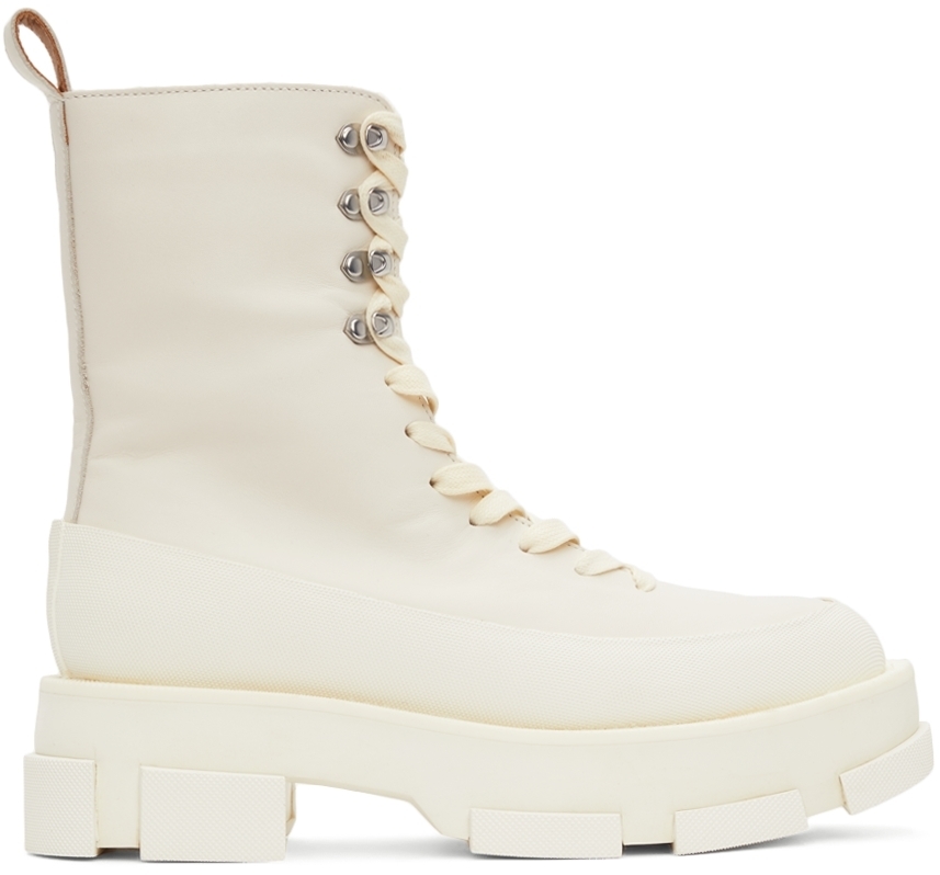 off white platform boots