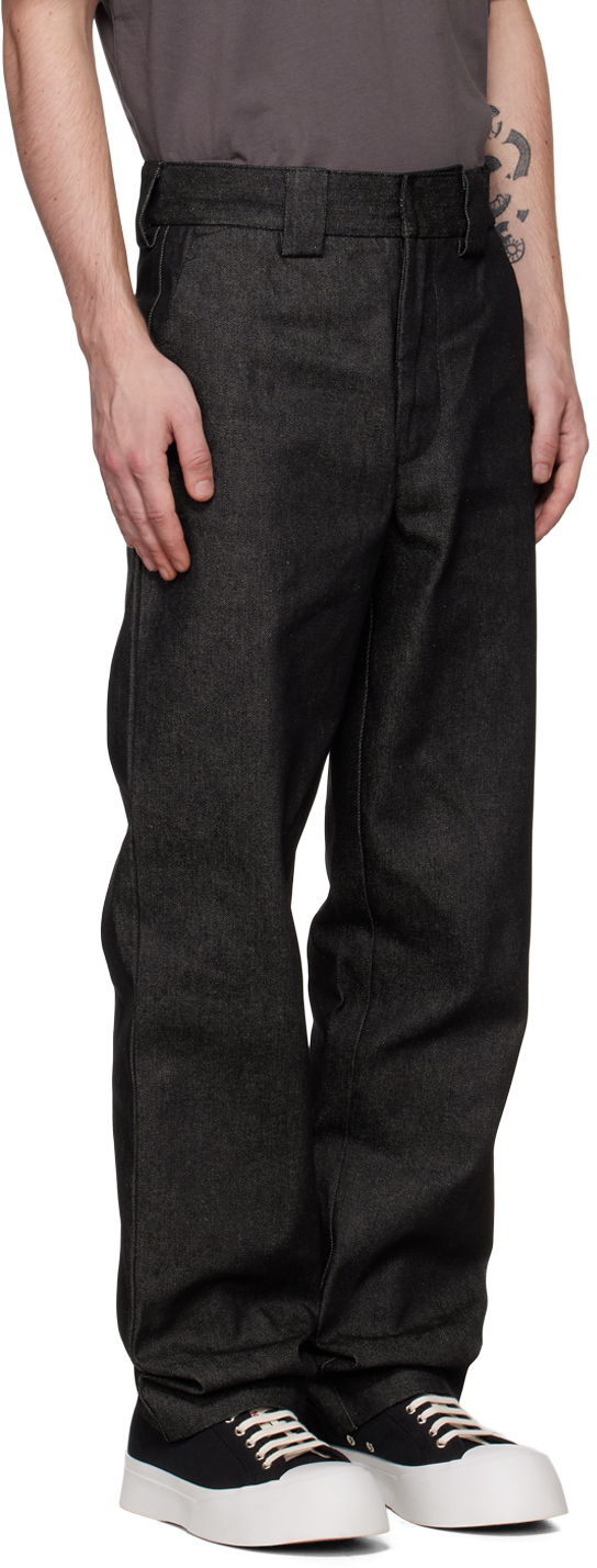 SUNNEI Black Patch Pocket Denim Trousers Sunnei