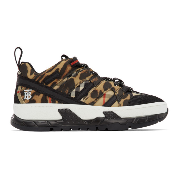 leopard burberry sneakers