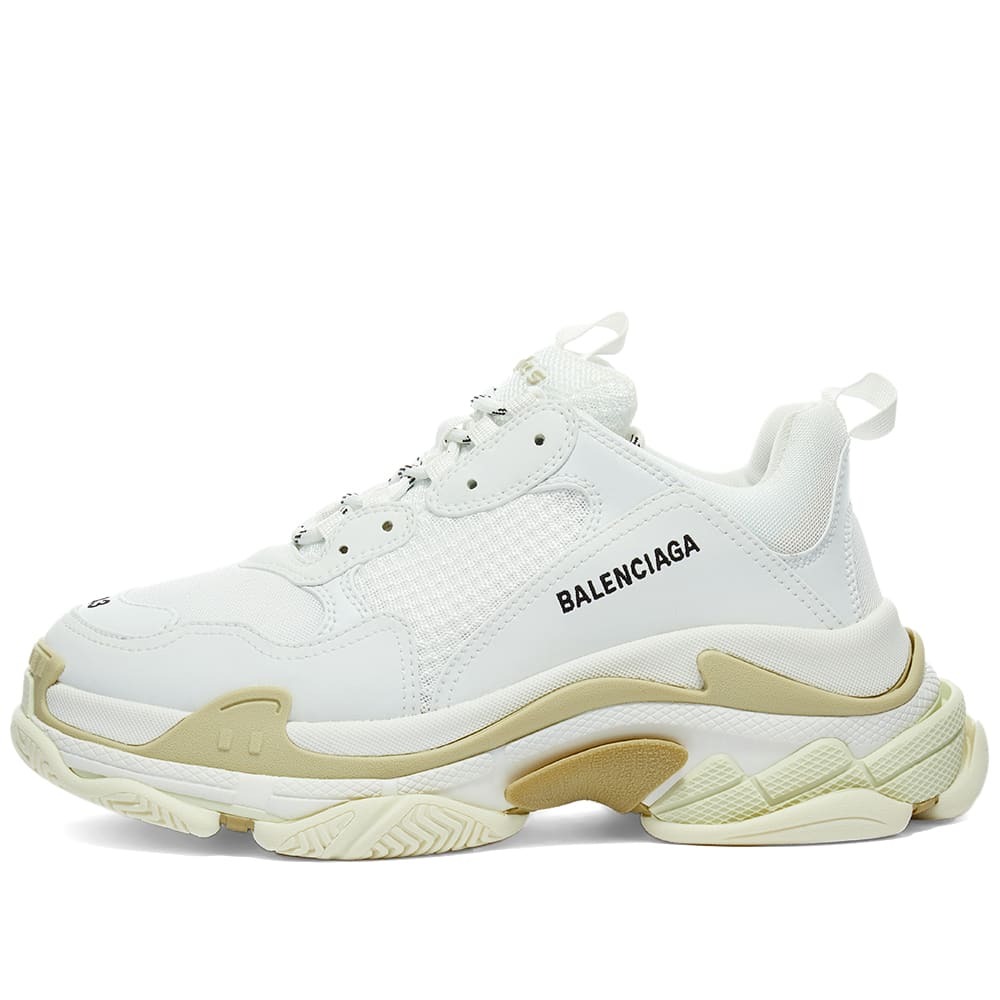 Balenciaga Men's Triple S Sneakers in White Balenciaga