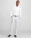 Brooks Brothers Men's Milano Fit Stripe Seersucker Trousers | Blue/White