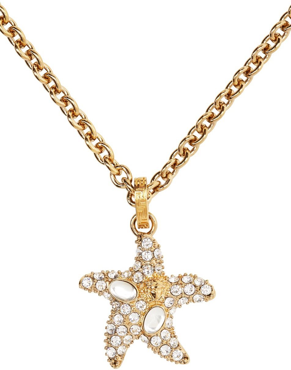 Mer Starfish Pendant Necklace Versace