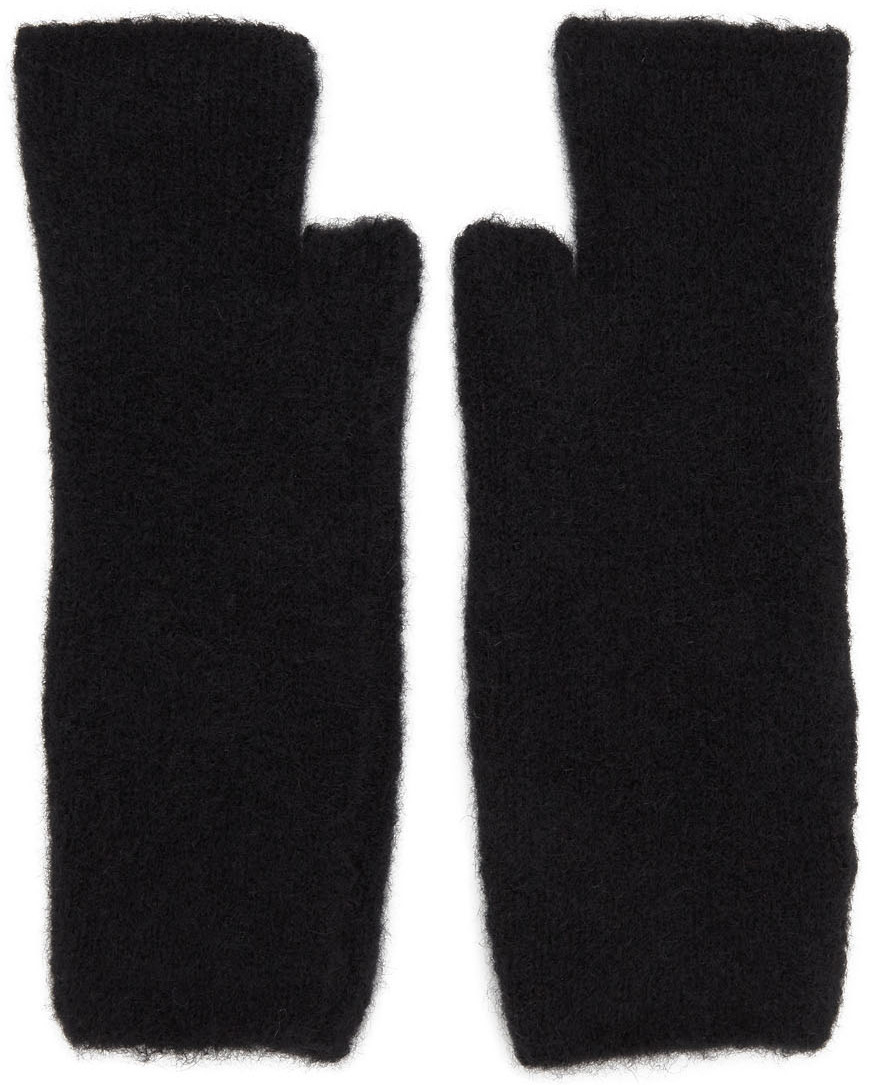 black yak fingerless gloves