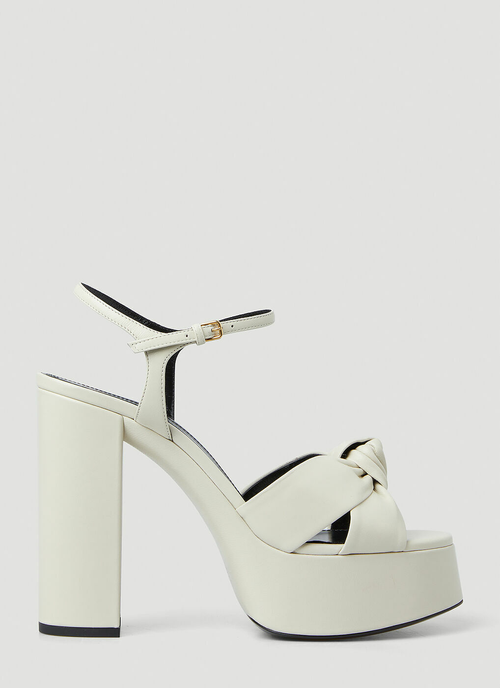 Bianca Platforms in White Saint Laurent