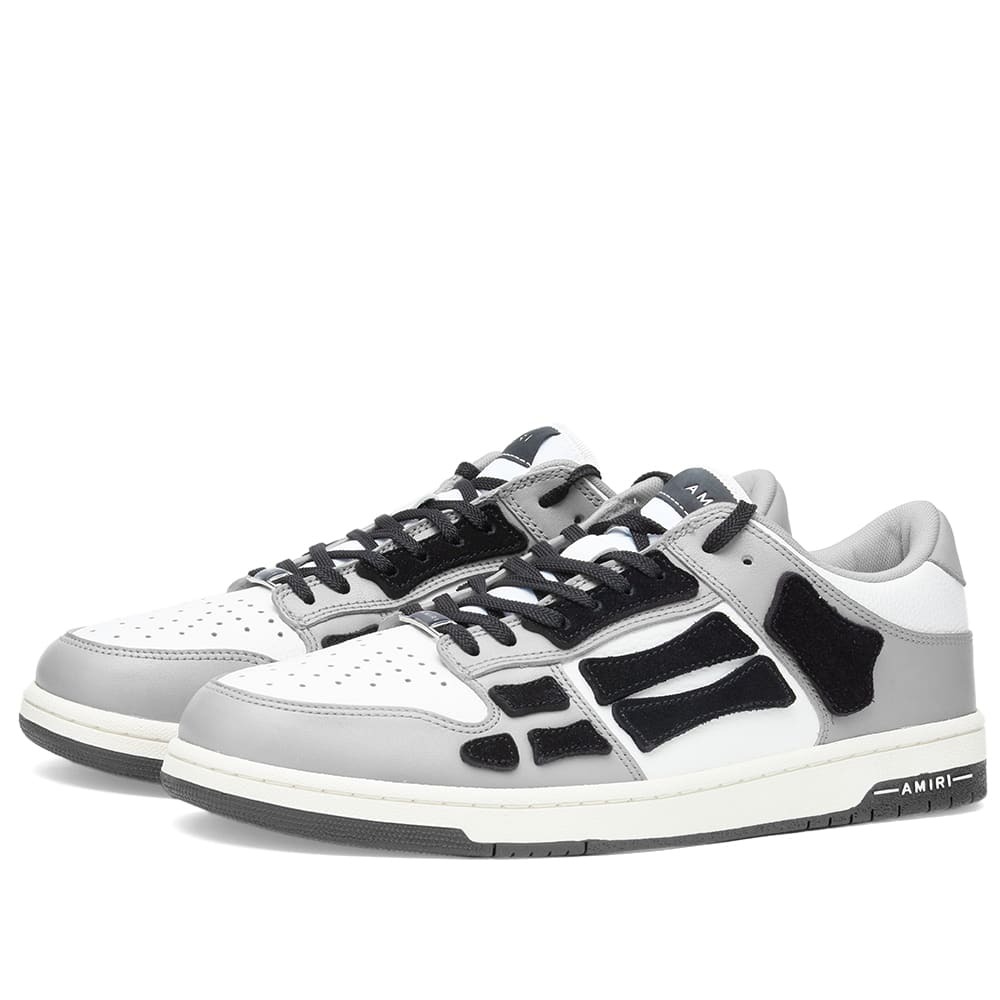 AMIRI Skel Top Low Sneakers in Grey Amiri